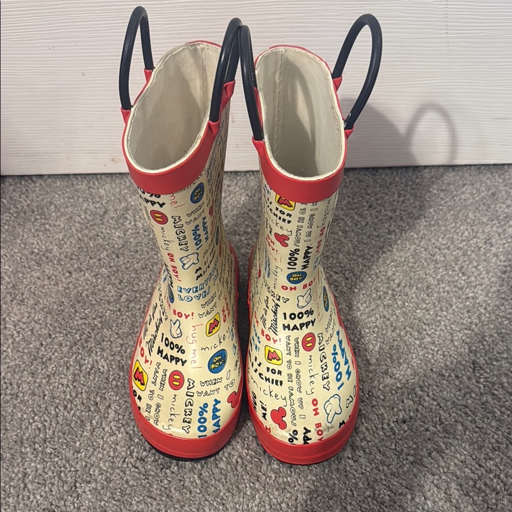 Kids Mickey Mouse Rain Boots